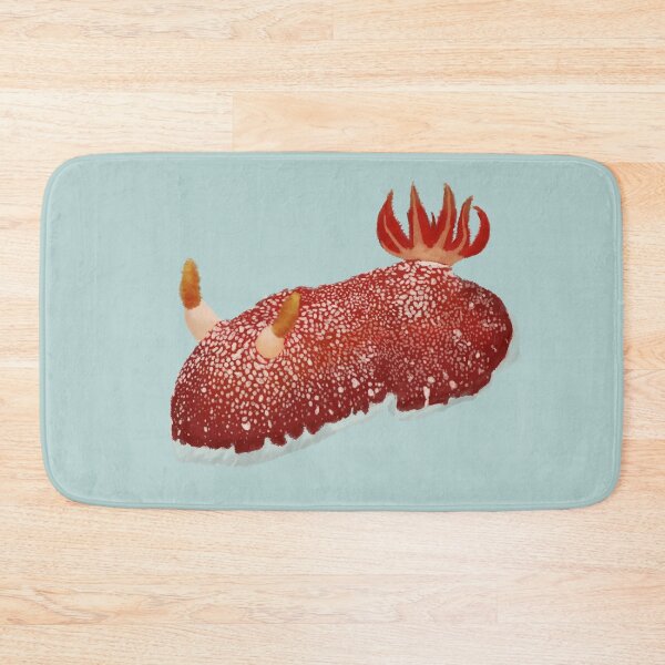 Item preview, Nudibranch - sea slug - Goniobranchus reticulata - sea green designed and sold by Poulpimousse.