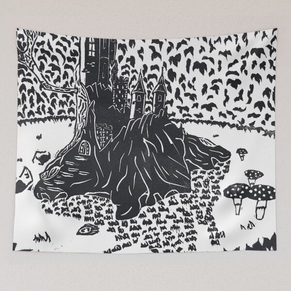 Item preview, Illustration engraving castle tree designed and sold by Arthur Loeuil.