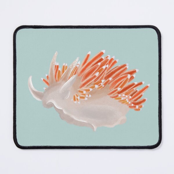 Item preview, Nudibranch - sea slug - Coryphellidae - Coryphella verrucosa - sea green designed and sold by Poulpimousse.