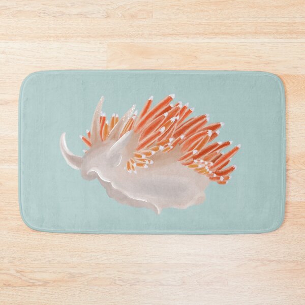 Item preview, Nudibranch - sea slug - Coryphellidae - Coryphella verrucosa - sea green designed and sold by Poulpimousse.