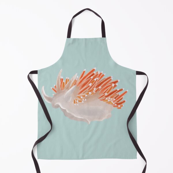 Item preview, Nudibranch - sea slug - Coryphellidae - Coryphella verrucosa - sea green designed and sold by Poulpimousse.