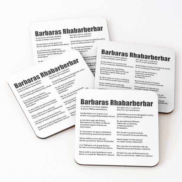 Item preview, Accurate Barbara Rhabarberbar black designed and sold by Order42.