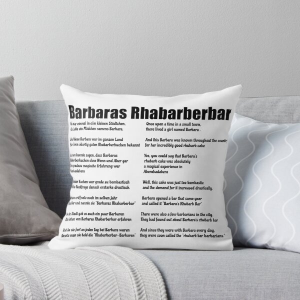 Item preview, Accurate Barbara Rhabarberbar black designed and sold by Order42.
