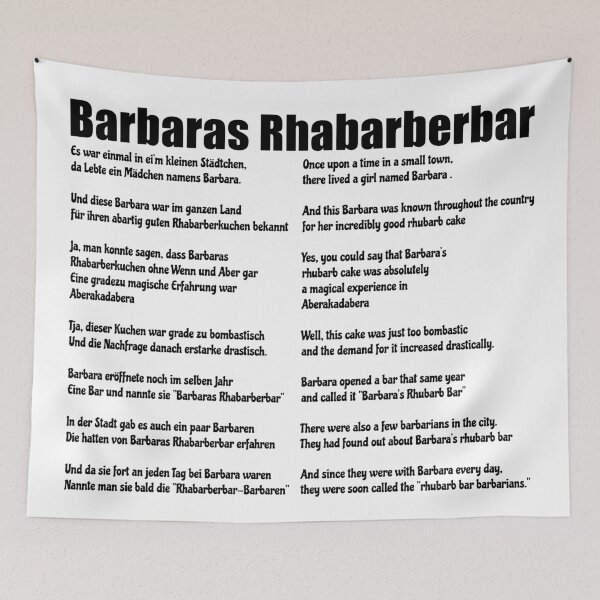 Artikelvorschau, Accurate Barbara Rhabarberbar schwarz entworfen und verkauft von Order42.