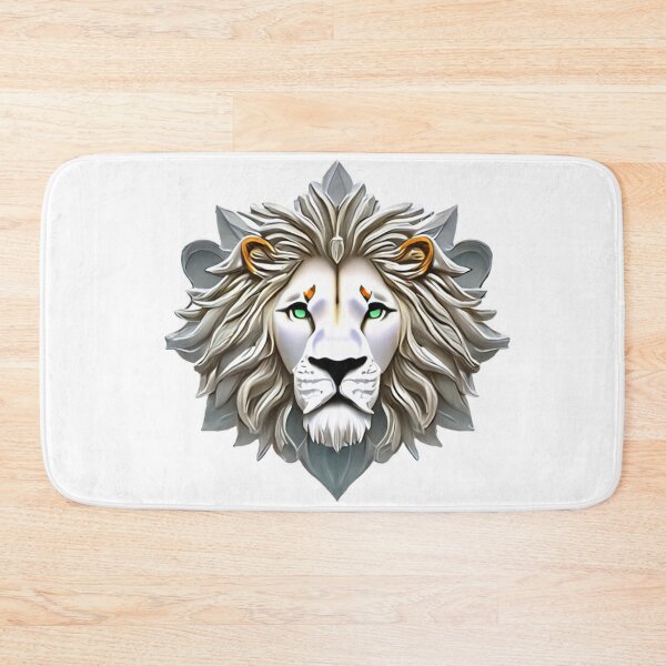 Item preview, White lion designed and sold by Maker Magia.