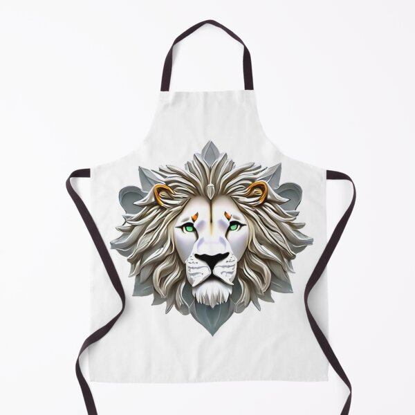 Item preview, White lion designed and sold by Maker Magia.