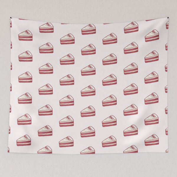 Item preview, Cute Red velvet cake illustration  designed and sold by Artofmayara.