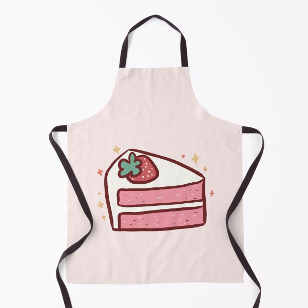 Item preview, Strawberry cake illustration designed and sold by Artofmayara.