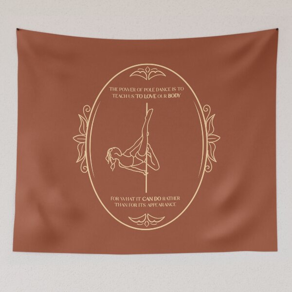 Item preview, Quote from Pole Dance Illustrated terracotta designed and sold by MarieBlly.