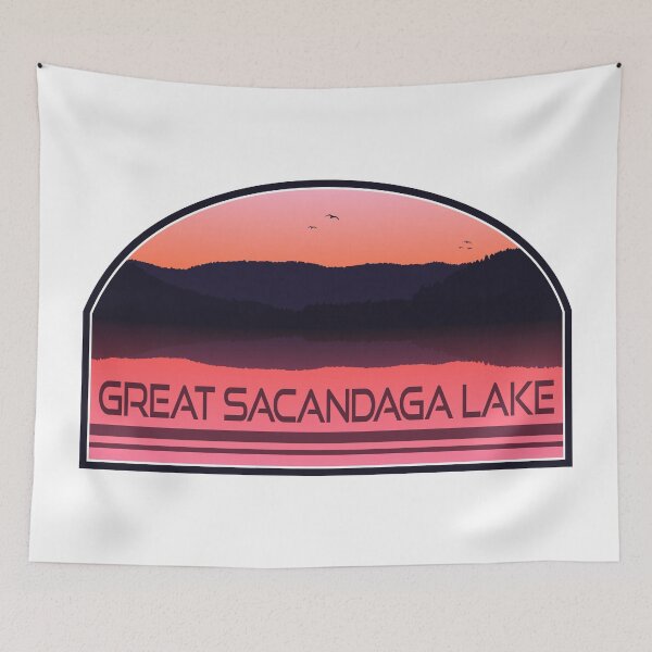 Item preview, Great Sacandaga Lake New York Red Sunrise designed and sold by Esskay Designs.