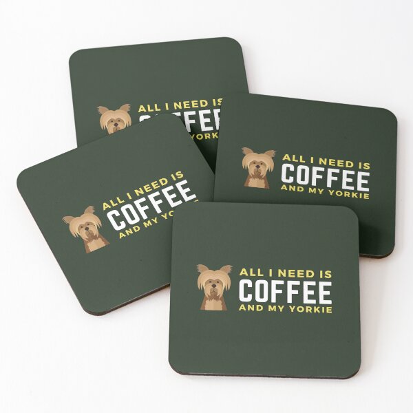Item preview, All I Need is Coffee and My Yorkie designed and sold by musthavewords.