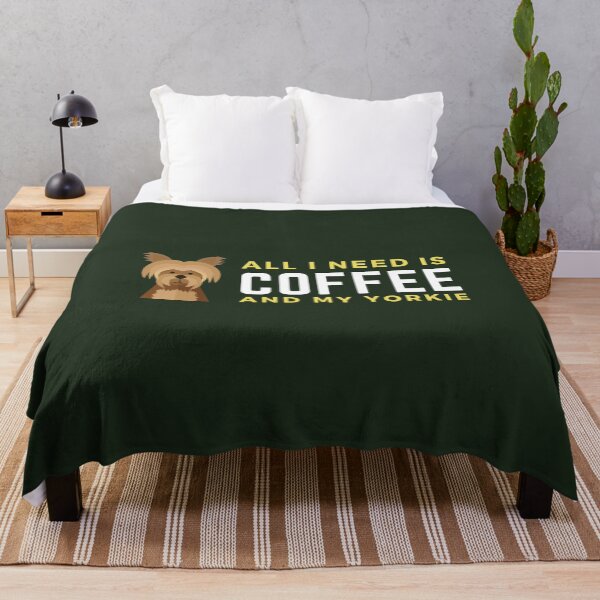 Item preview, All I Need is Coffee and My Yorkie designed and sold by musthavewords.