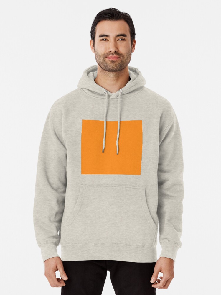 plain orange hoodie