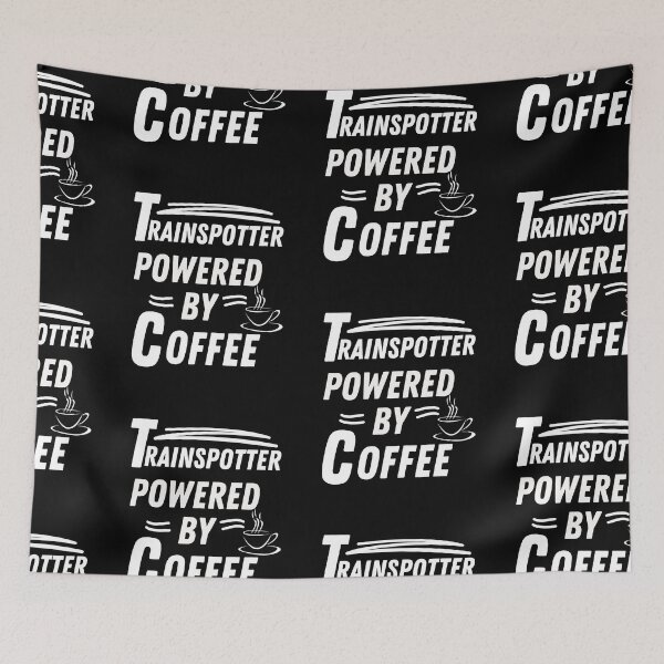 Item preview, Trainspotter powered by coffee designed and sold by annoying-shirts.