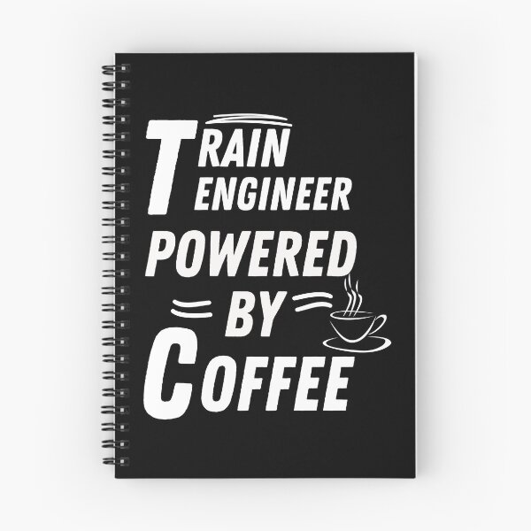 Item preview, Train engineer powered by coffee designed and sold by annoying-shirts.