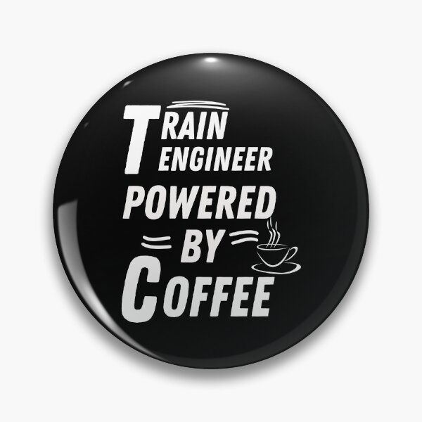 Item preview, Train engineer powered by coffee designed and sold by annoying-shirts.