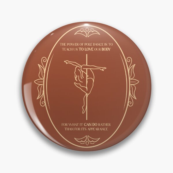 Item preview, Quote from Pole Dance Illustrated terracotta designed and sold by Chimera Craft.