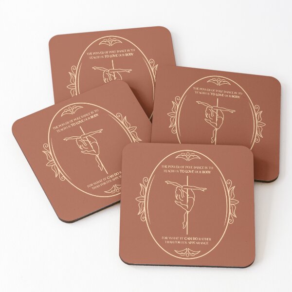 Item preview, Quote from Pole Dance Illustrated terracotta designed and sold by MarieBlly.