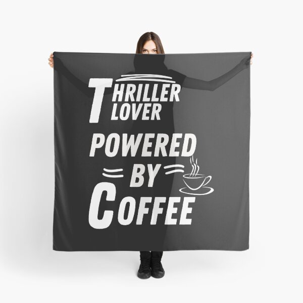 Item preview, Thriller lover powered by coffee designed and sold by annoying-shirts.