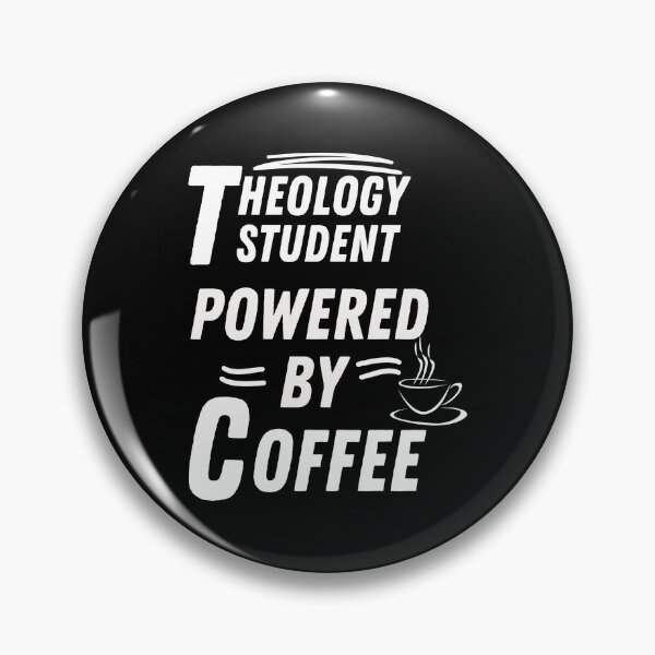 Item preview, Theology student powered by coffee designed and sold by annoying-shirts.