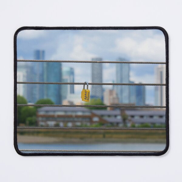 Item preview, Love lock at Cutty Sark Canary Wharf skyline London designed and sold by santoshputhran.