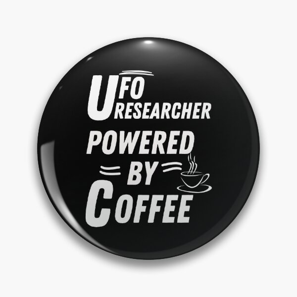 Item preview, Ufo researcher powered by coffee designed and sold by annoying-shirts.
