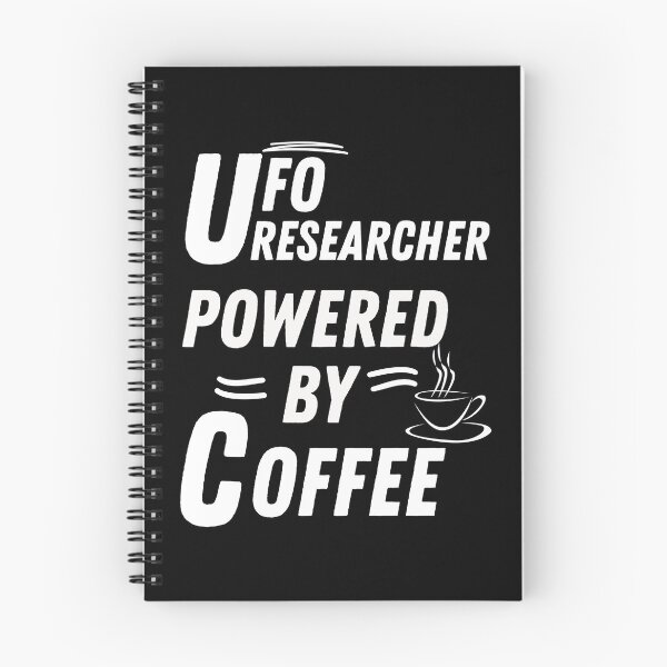 Item preview, Ufo researcher powered by coffee designed and sold by annoying-shirts.