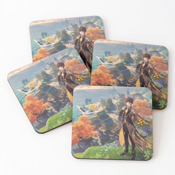 Artikelvorschau, Zhongli bei Liyue Artwork Genshin Impact entworfen und verkauft von Astral Drop.