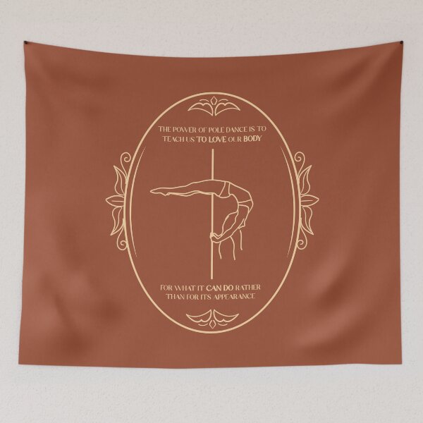 Item preview, Quote from Pole Dance Illustrated terracotta designed and sold by MarieBlly.