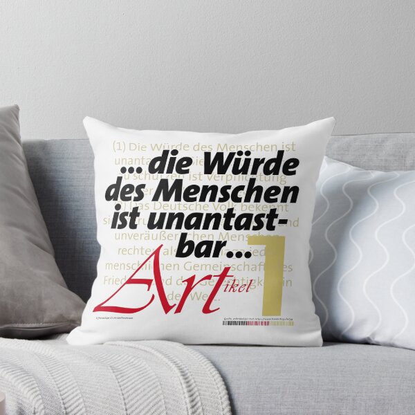 Item preview, "Human dignity ..." – Article 1 | Basic Law of the Federal Republic of Germany designed and sold by Brunhilde1001.