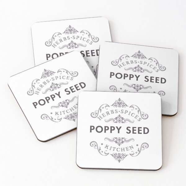 Item preview, Copy of [Kitchen Label] "Poppy Seed" sticker designed and sold by rjflowers.