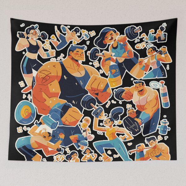 Item preview, Fitness Frenzy designed and sold by DabrowskiDesign.