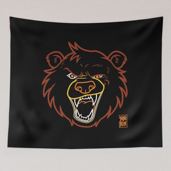 Item preview, BOBO LIKES TO GROWL - LINEART designed and sold by bobobear.