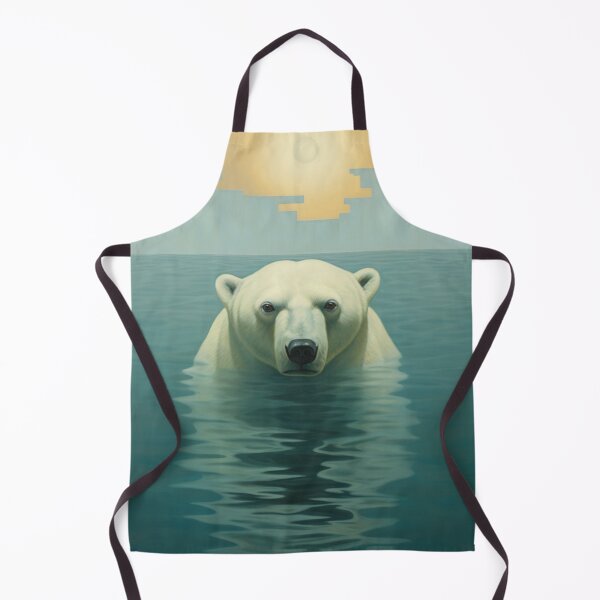 Item preview, Polar Bear in Water designed and sold by whitecat23.