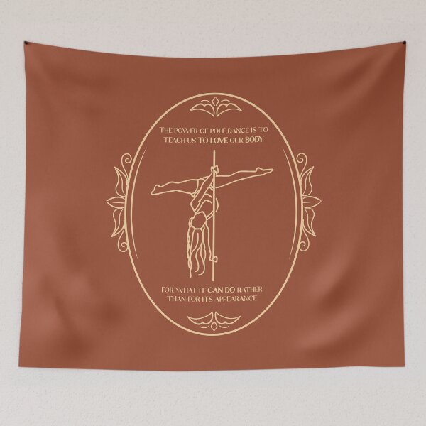 Item preview, Quote from Pole Dance Illustrated terracotta designed and sold by MarieBlly.