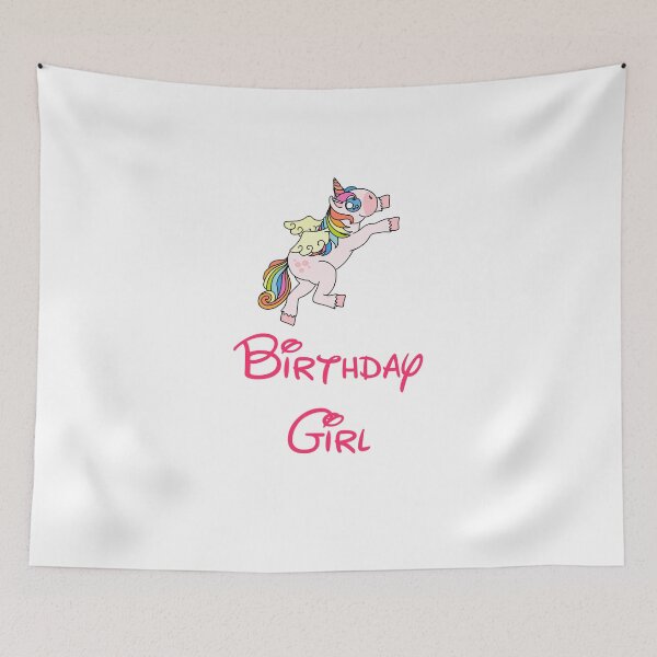 Item preview, Awesome Unicorn Birthday Girl Design #2 designed and sold by 198tees.