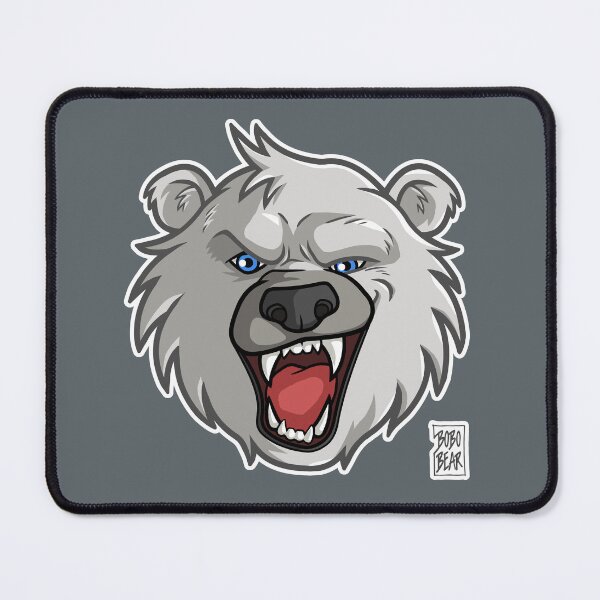 Item preview, BOBO LIKES TO GROWL - POLAR BEAR designed and sold by bobobear.