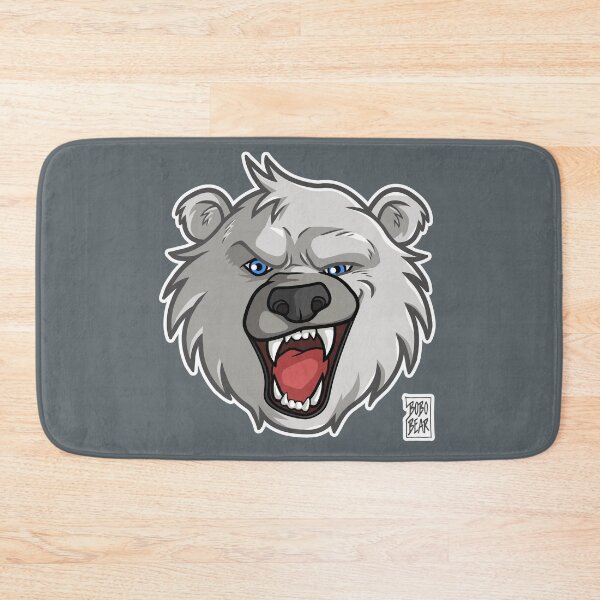 Item preview, BOBO LIKES TO GROWL - POLAR BEAR designed and sold by bobobear.
