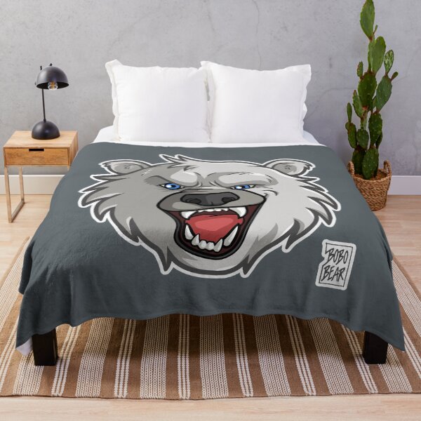 Item preview, BOBO LIKES TO GROWL - POLAR BEAR designed and sold by bobobear.