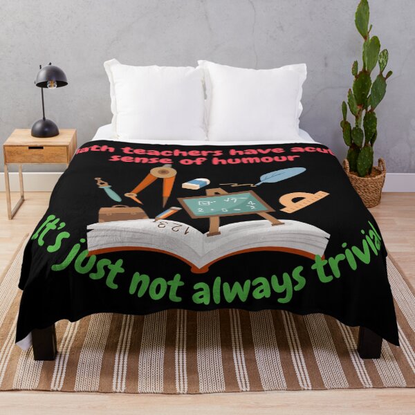 Item preview, Math teachers have acute sense of humour, it's just not always trivial, funny math designed and sold by NoetherSym.