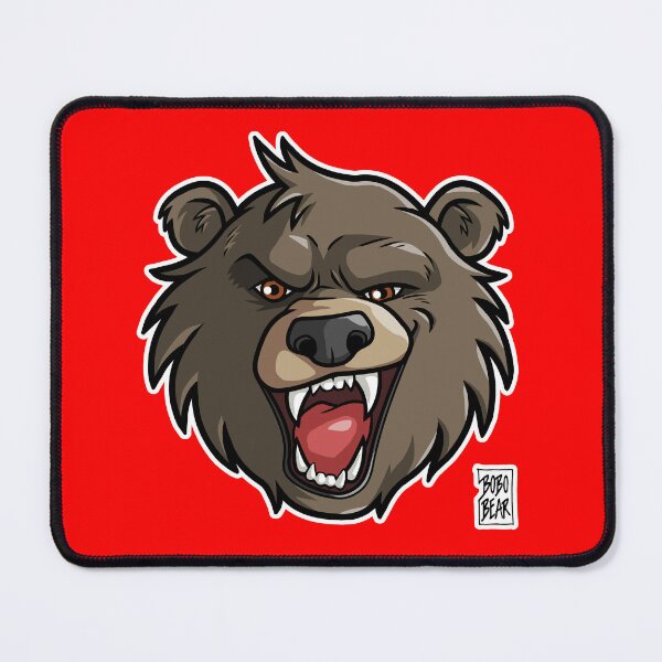 Item preview, BOBO LIKES TO GROWL - DARKER FUR designed and sold by bobobear.