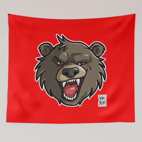 Item preview, BOBO LIKES TO GROWL - DARKER FUR designed and sold by bobobear.
