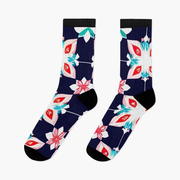 Item preview, Midnight Florals in Watercolor designed and sold by Highlandkings.