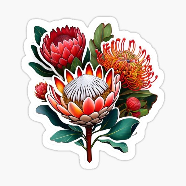Item preview, Blooming Protea Paradise designed and sold by astersgraphics.