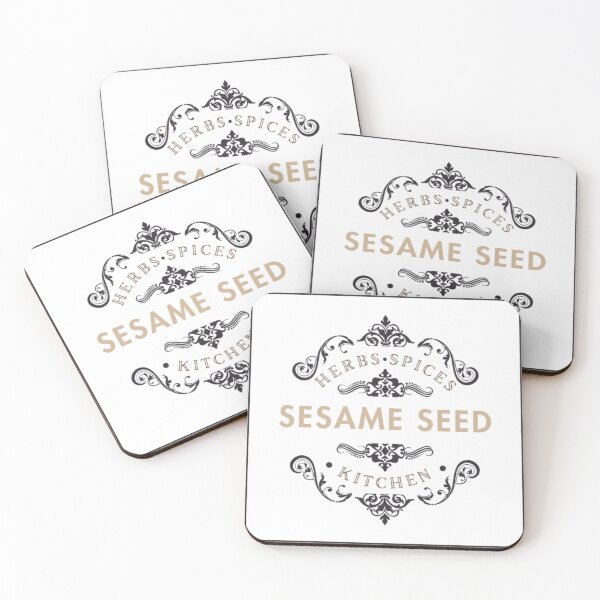 Item preview, [Kitchen Label] "Sesame Seed" sticker designed and sold by rjflowers.