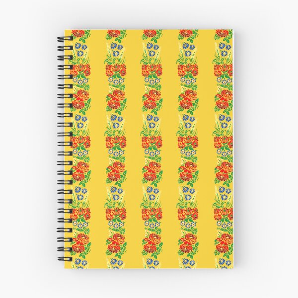 Item preview, Slavic folklore ribbons 2024 version, Tuscan yellow, large pattern designed and sold by Folkiestore.