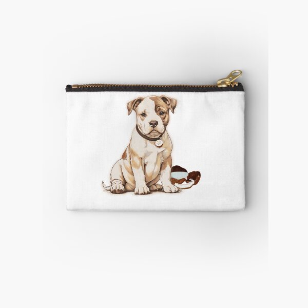 Item preview, Cute Amstaff retro coconut dog designed and sold by Hen-C-Art.