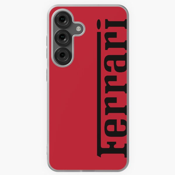 Item preview, Couverture minimaliste inspirée de l’équipe de Formule 1 Ferrari et étui mobile Samsung, meilleur cadeau pour les fans de F1 designed and sold by Pink Polar F1.
