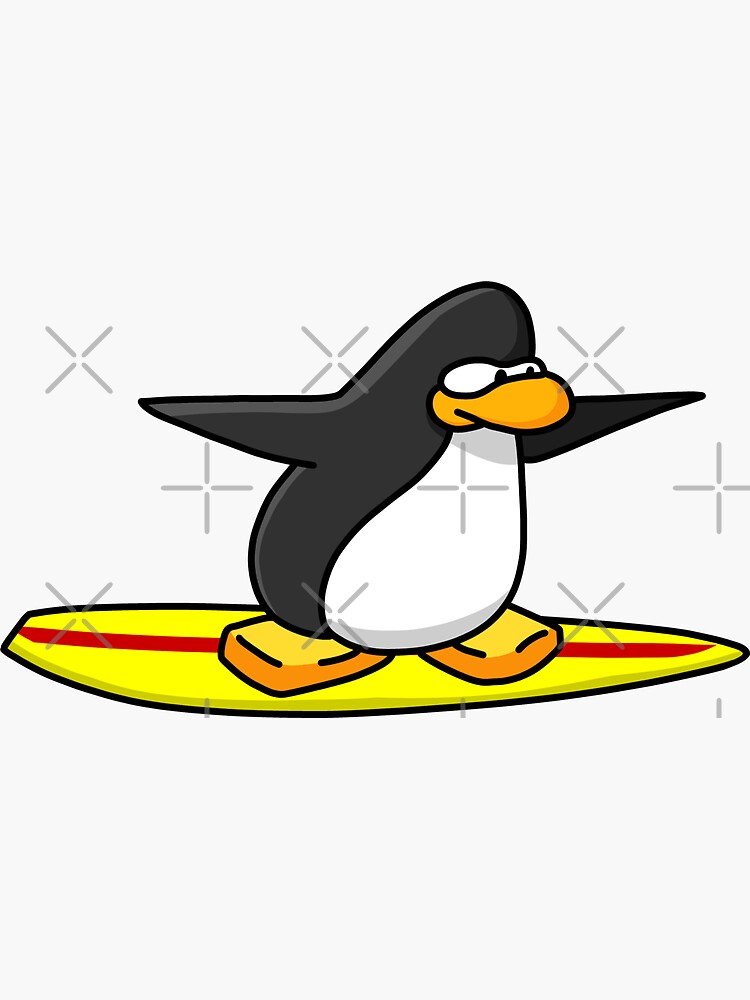 Club Penguin Surfing (Black)