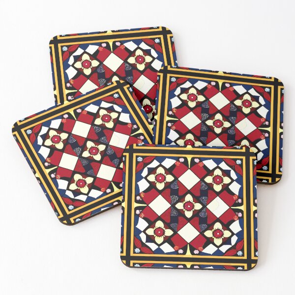 Item preview, Patchwork Florals of the Night designed and sold by Highlandkings.